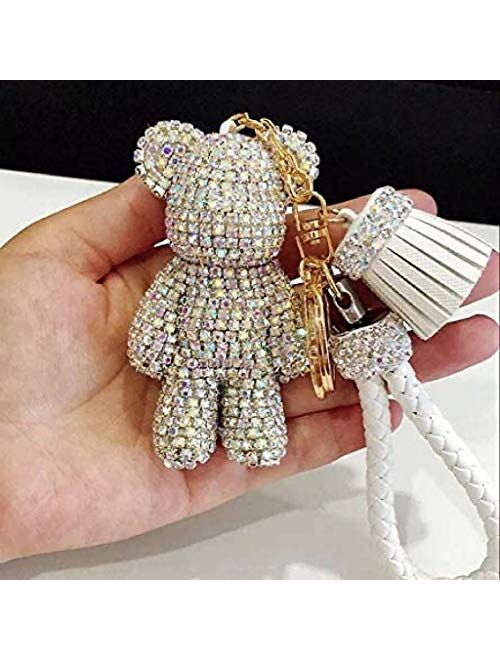 Detail Diamond Teddy Bear Keychain Nomer 34