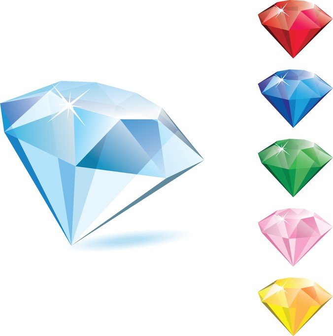 Detail Diamond Vector Free Download Nomer 31