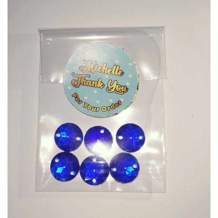 Detail Diamond Warna Biru Nomer 58