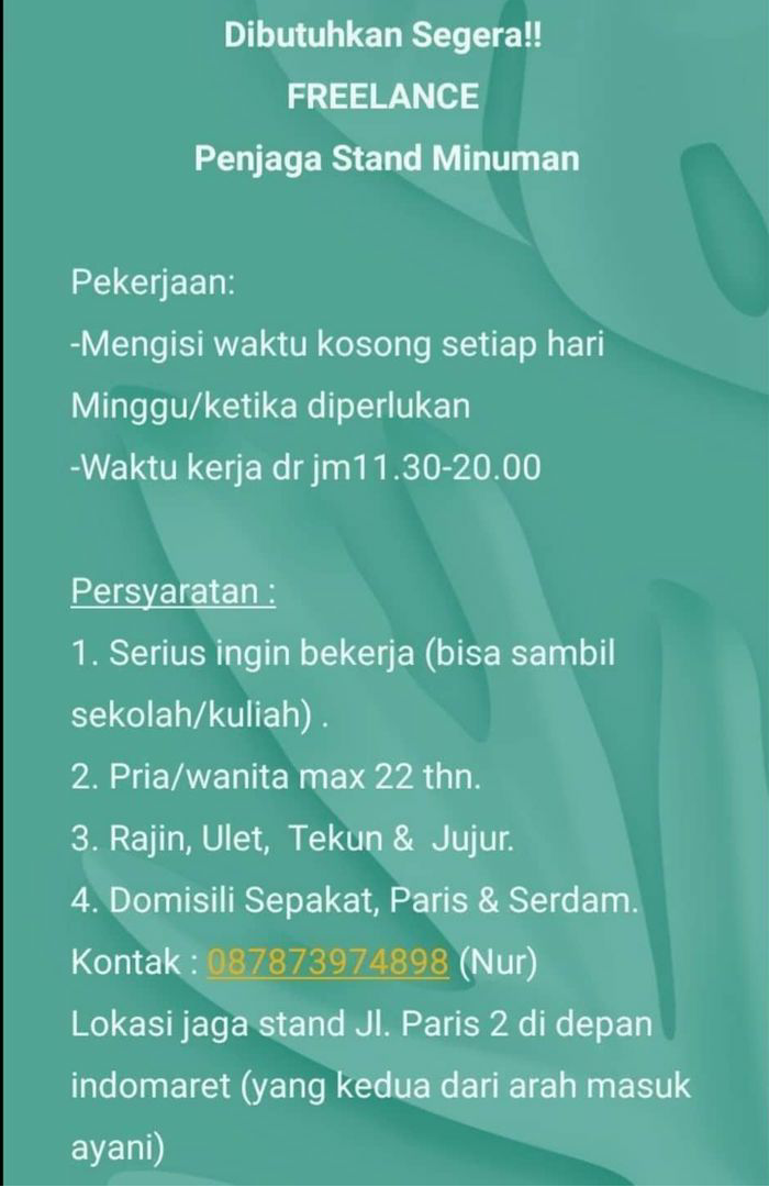 Detail Dibutuhkan Penjaga Rumah Kosong Nomer 29