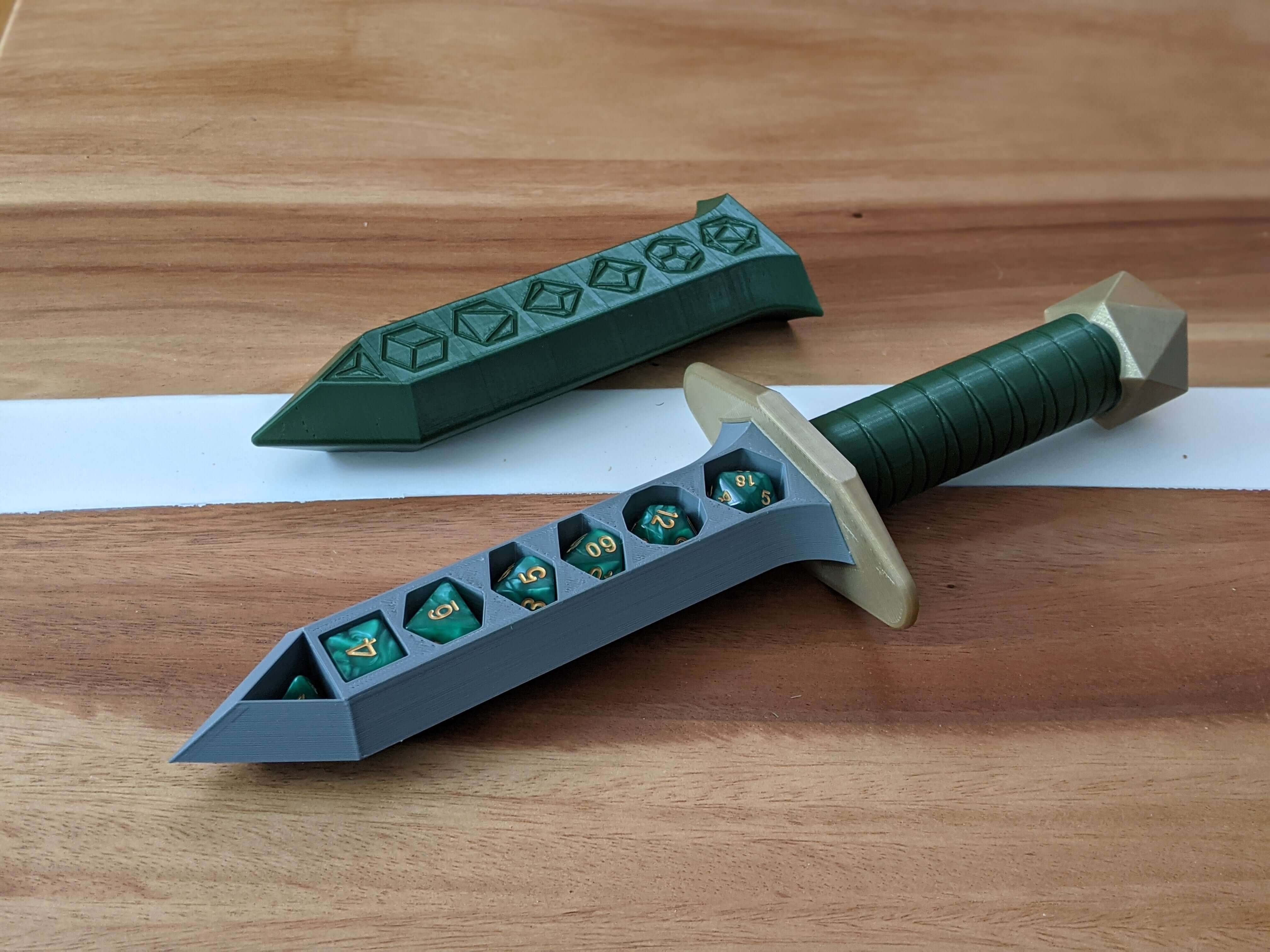 Dice Dagger 3d Print - KibrisPDR