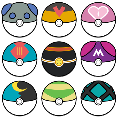 Detail Different Kinds Of Pokeballs Nomer 49