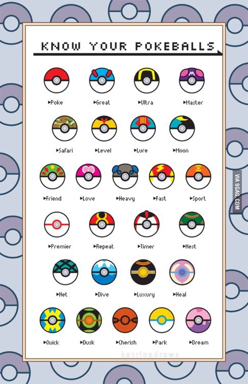 Detail Different Types Of Poke Balls Nomer 29