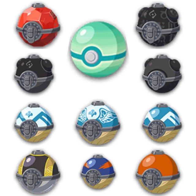 Detail Different Types Of Poke Balls Nomer 48