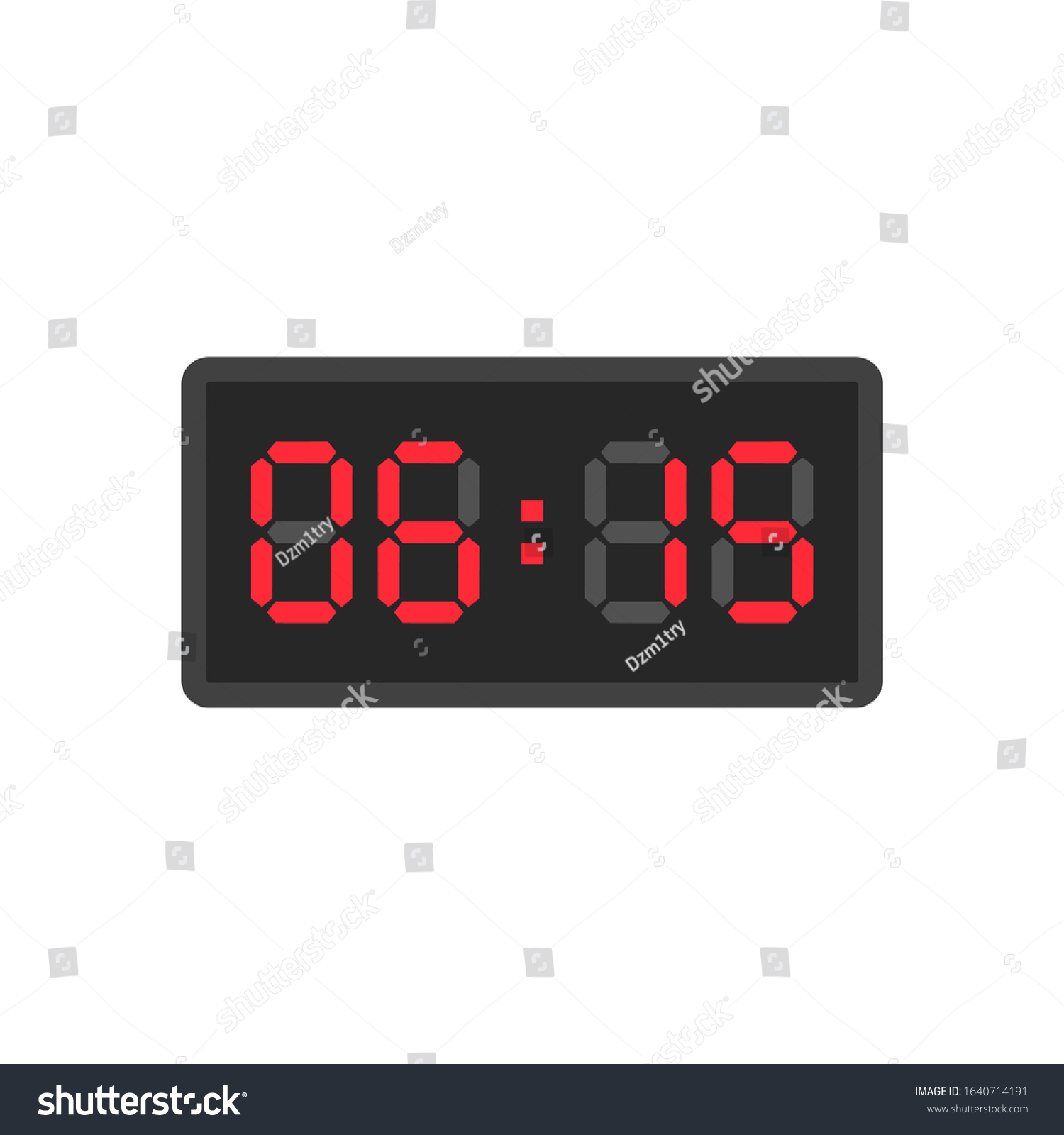 Detail Digital Alarm Clock Clipart Nomer 10