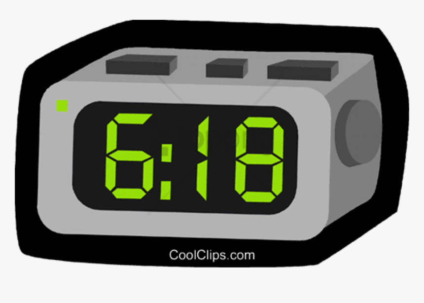 Detail Digital Alarm Clock Clipart Nomer 12