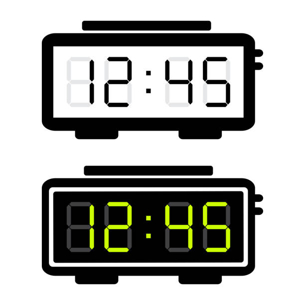 Detail Digital Alarm Clock Clipart Nomer 3