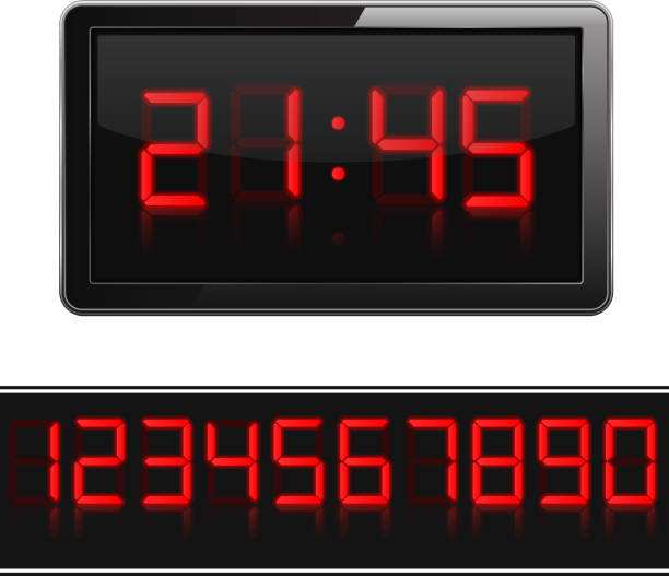 Detail Digital Alarm Clock Clipart Nomer 26