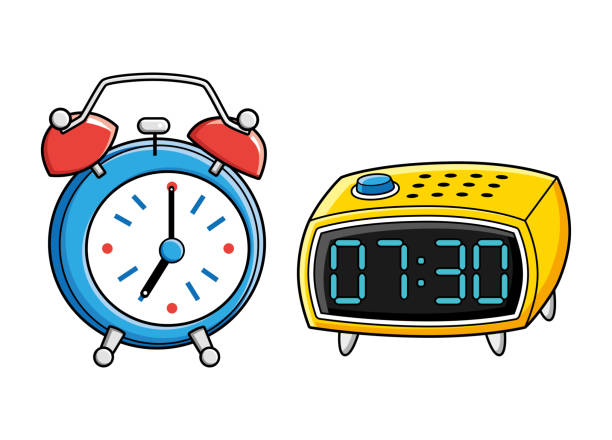 Detail Digital Alarm Clock Clipart Nomer 30