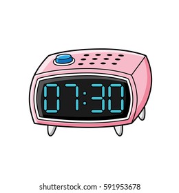 Detail Digital Alarm Clock Clipart Nomer 36