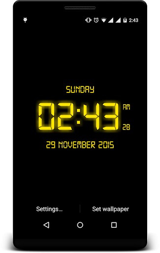 Detail Digital Clock Live Wallpaper Nomer 31