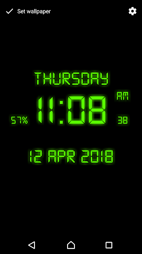 Detail Digital Clock Live Wallpaper Nomer 5