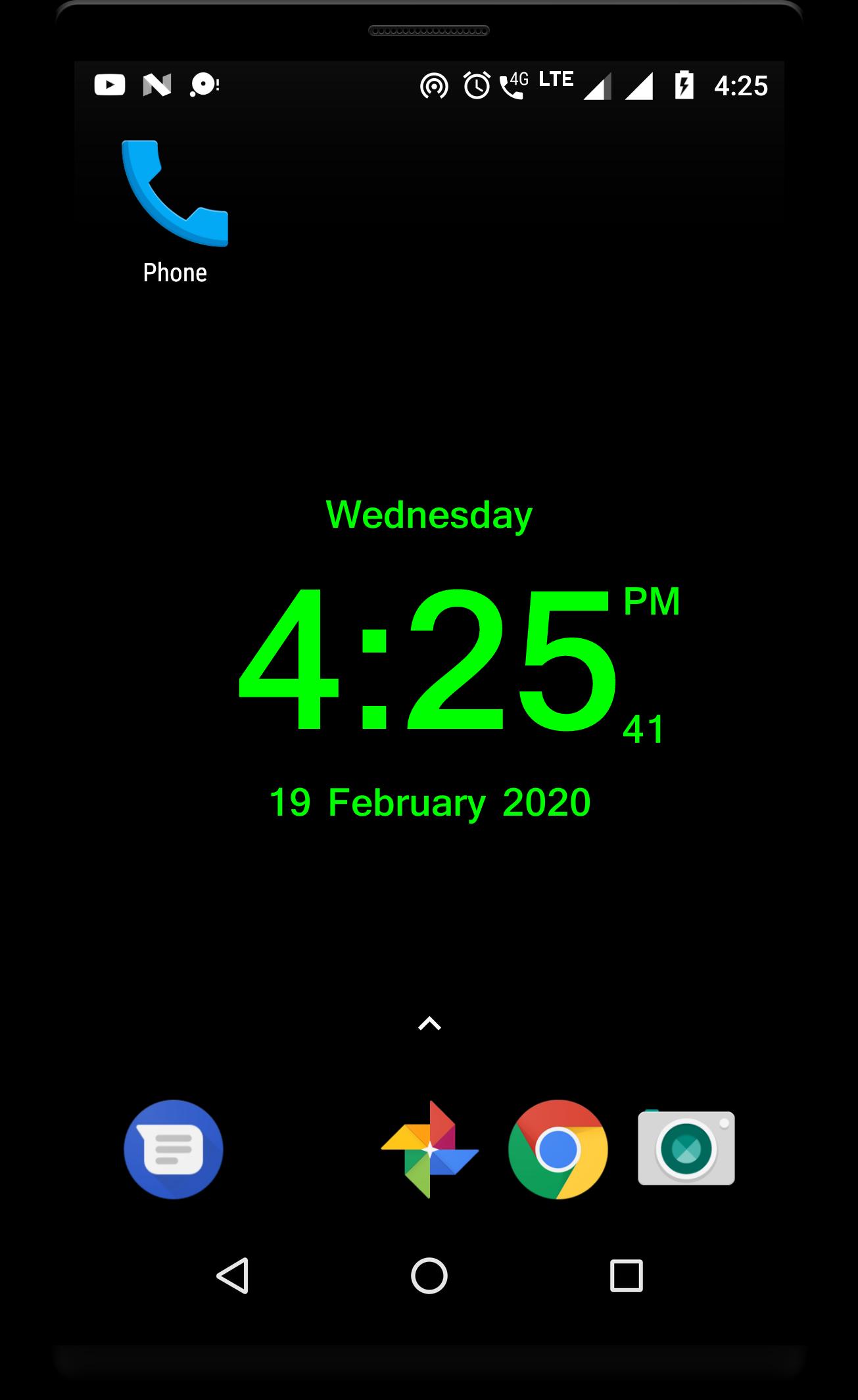 Detail Digital Clock Live Wallpaper Nomer 40