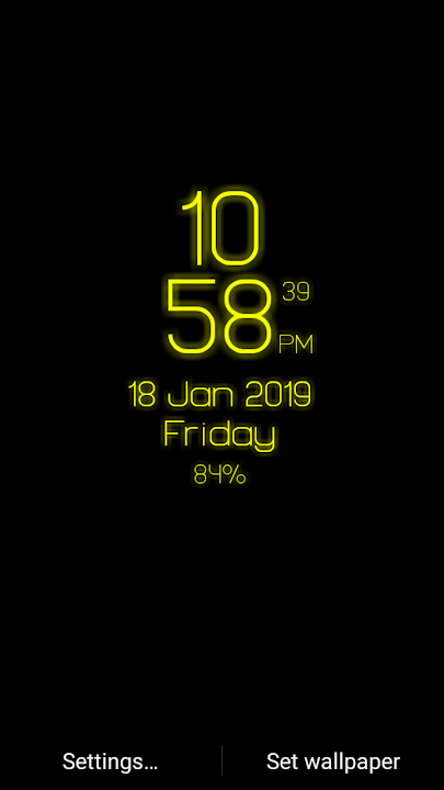 Detail Digital Clock Live Wallpaper Nomer 46