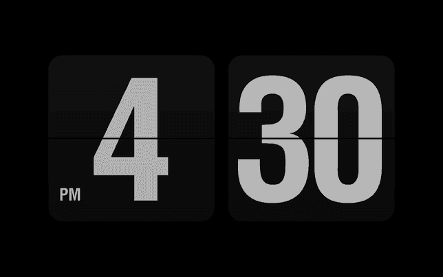 Digital Clock Screensaver - KibrisPDR
