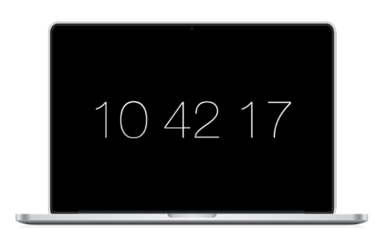 Detail Digital Clock Screensaver Nomer 12