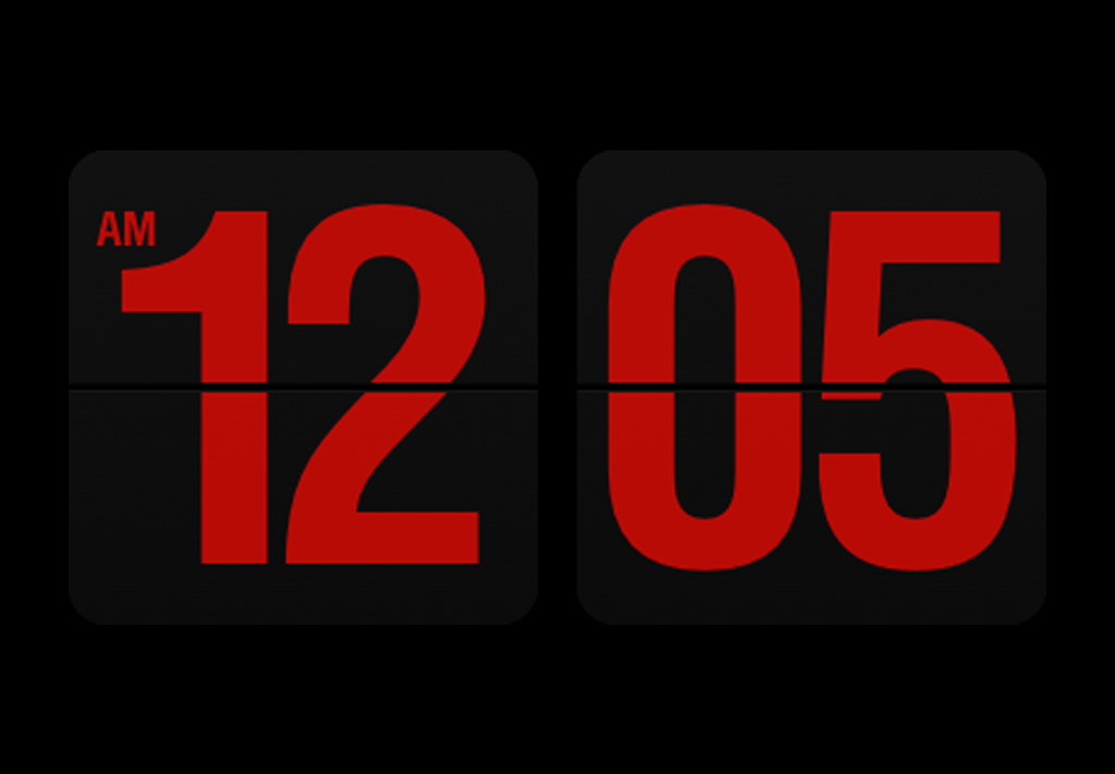 Detail Digital Clock Screensaver Nomer 14