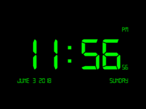 Detail Digital Clock Screensaver Nomer 3