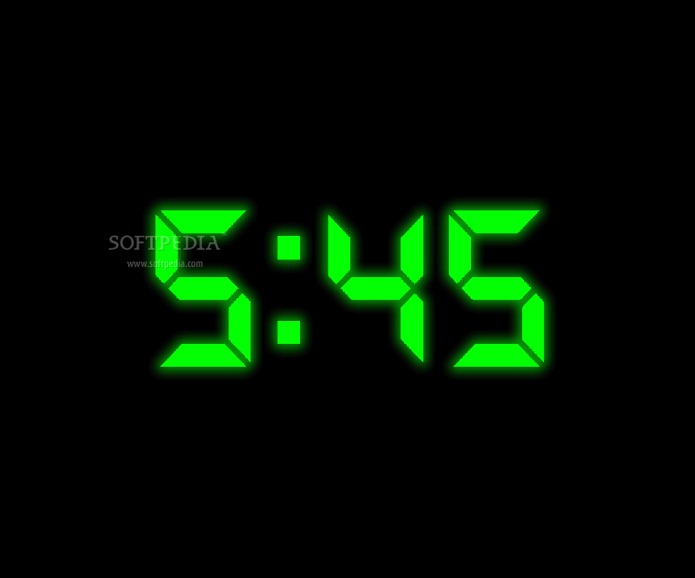 Detail Digital Clock Screensaver Nomer 21