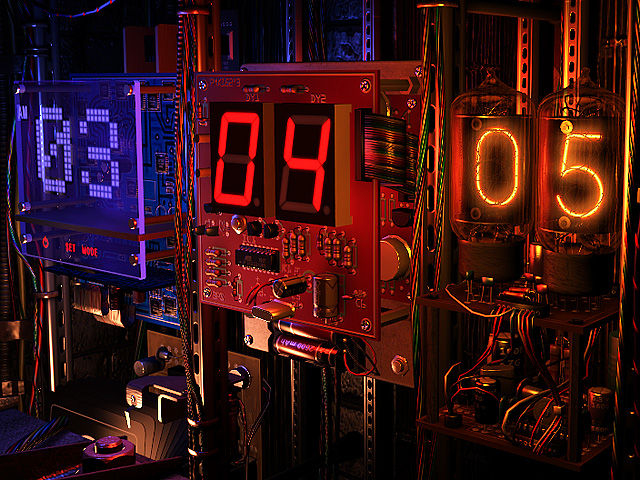 Detail Digital Clock Screensaver Nomer 23