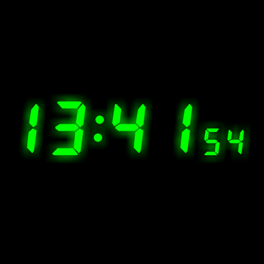 Detail Digital Clock Screensaver Nomer 26