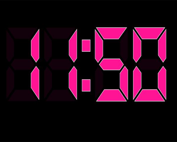 Detail Digital Clock Screensaver Nomer 32