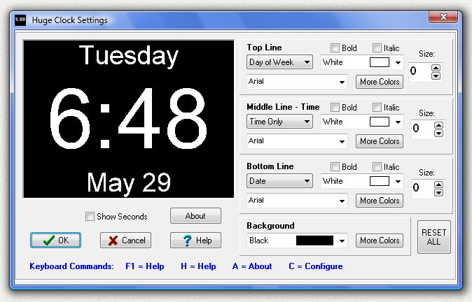Detail Digital Clock Screensaver Nomer 38