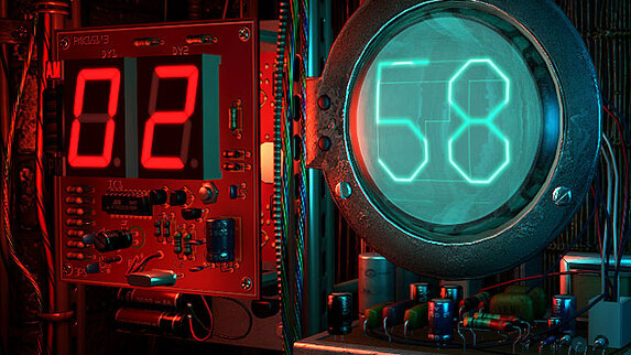 Detail Digital Clock Screensaver Nomer 42