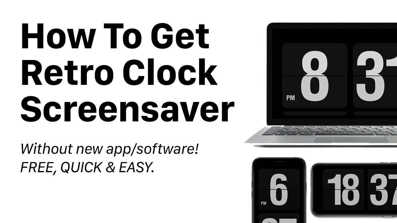 Detail Digital Clock Screensaver Nomer 6