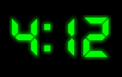 Detail Digital Clock Screensaver Nomer 47