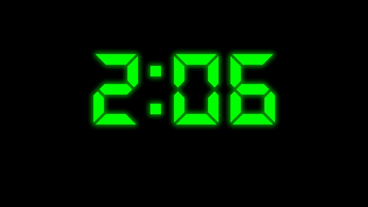 Detail Digital Clock Screensaver Nomer 50