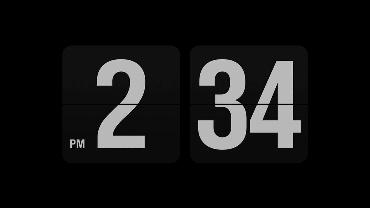 Detail Digital Clock Screensaver Nomer 8
