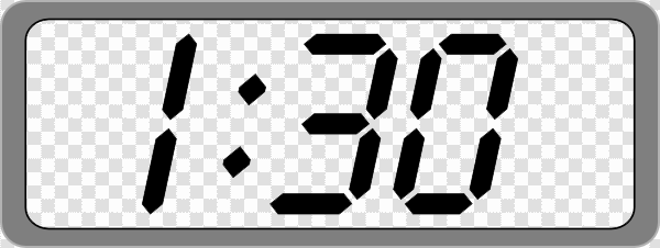 Detail Digital Clock Transparent Background Nomer 12