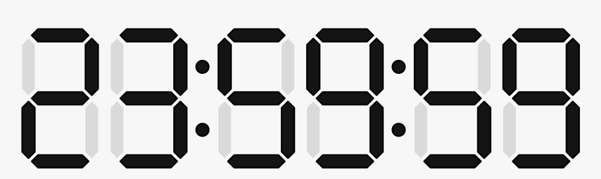 Detail Digital Clock Transparent Background Nomer 15