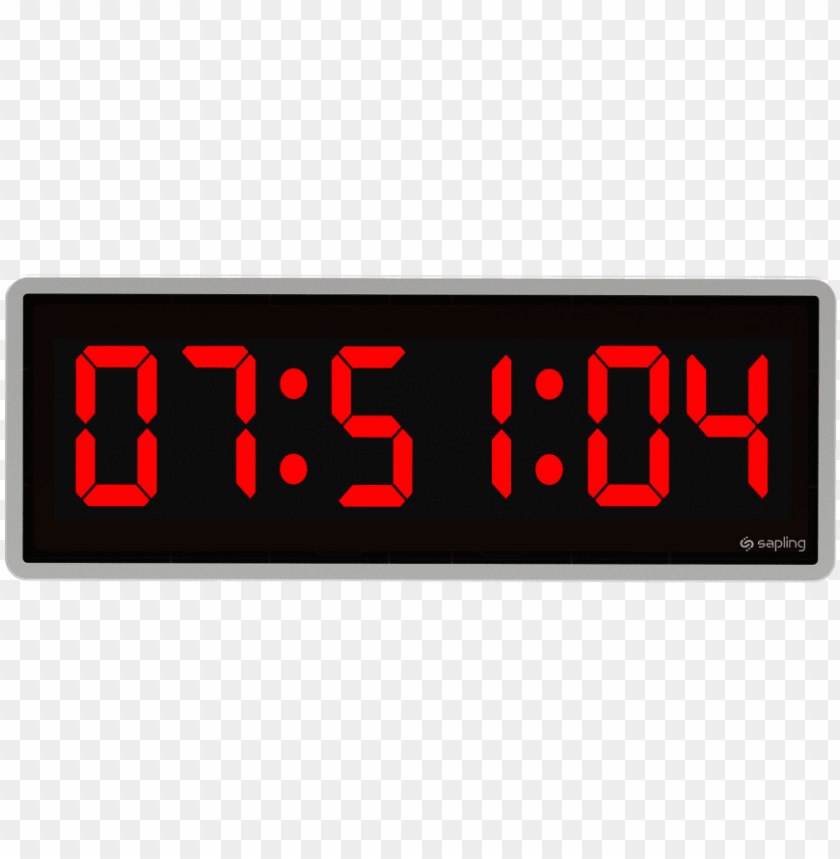 Detail Digital Clock Transparent Background Nomer 3