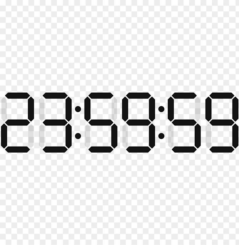 Detail Digital Clock Transparent Background Nomer 25