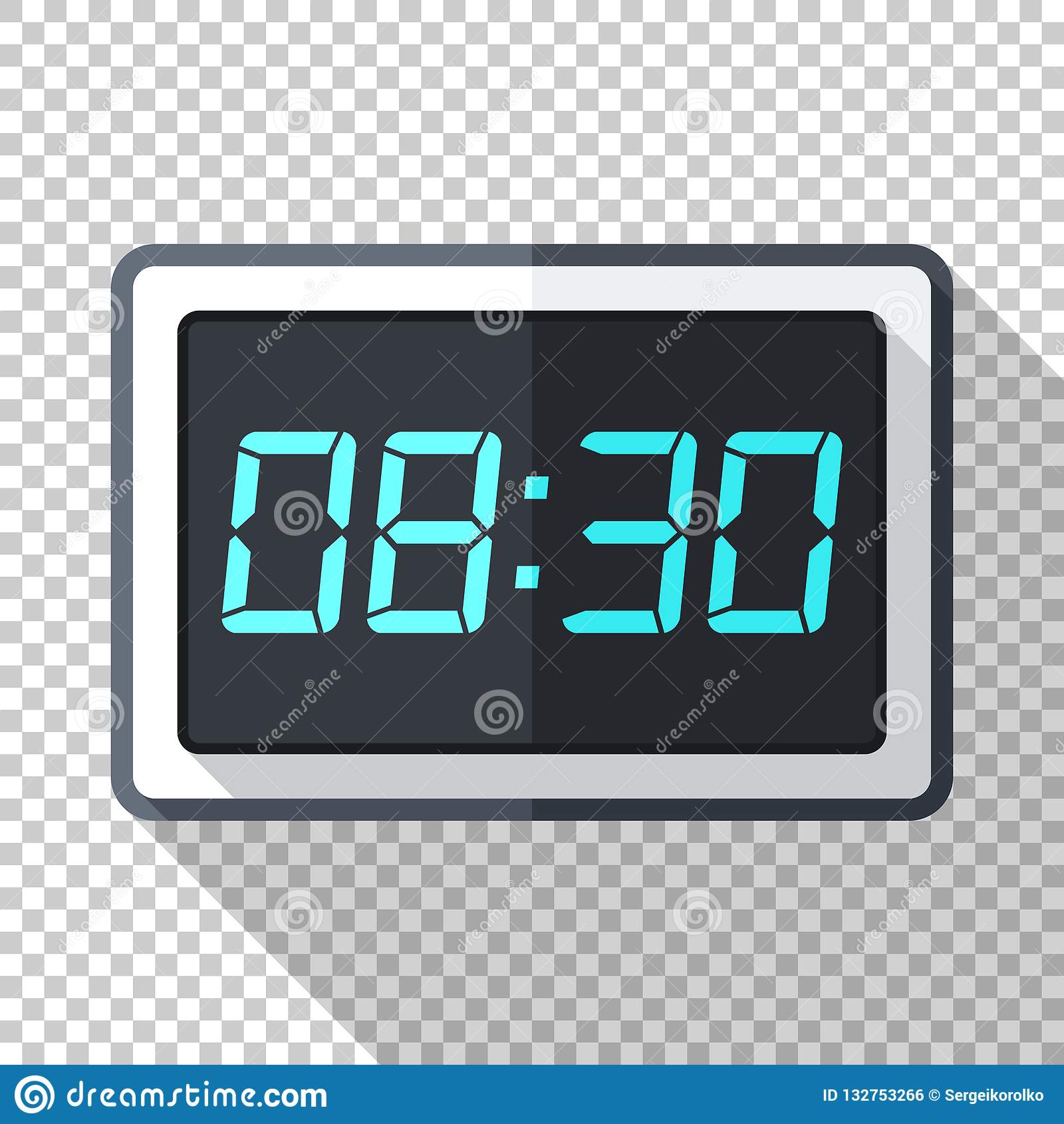 Detail Digital Clock Transparent Background Nomer 27