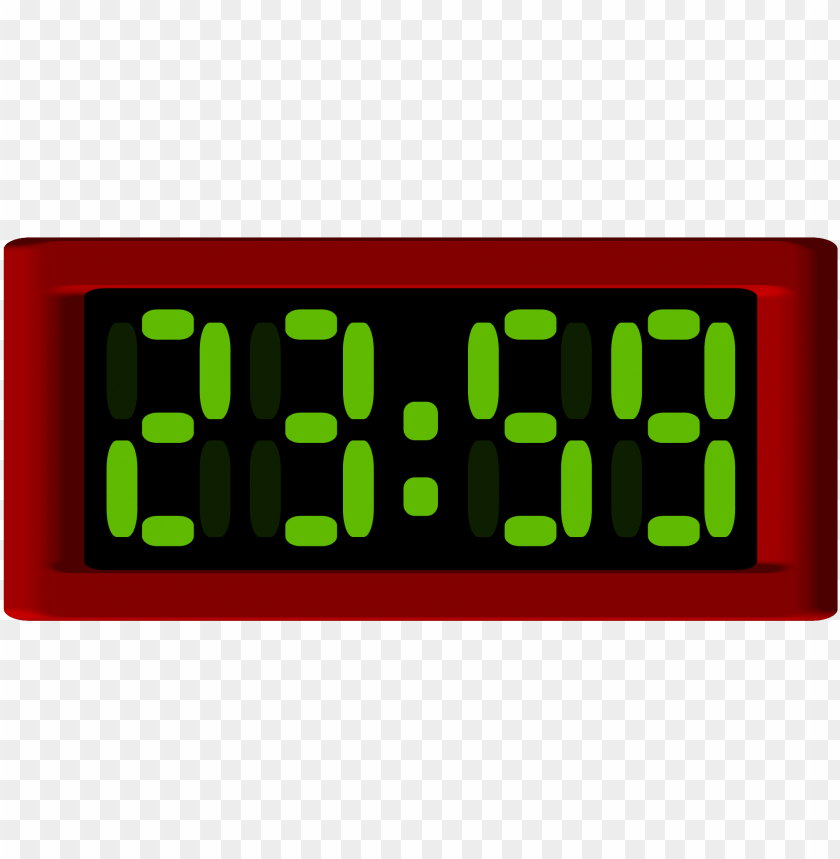 Detail Digital Clock Transparent Background Nomer 44