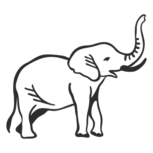 Detail Elefant Gezeichnet Nomer 24