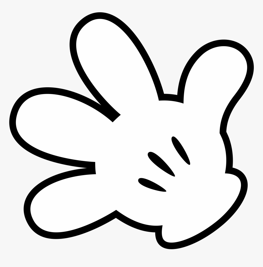 Mickey Mouse Gloves Png - KibrisPDR