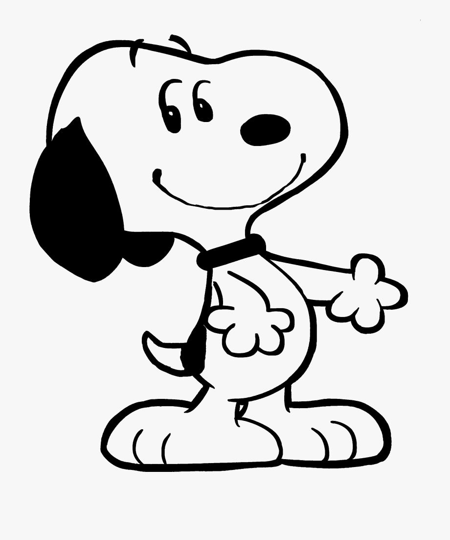 Detail Snoopy Clipart Nomer 4