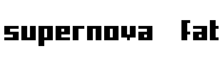 Detail Supernova Font Nomer 27