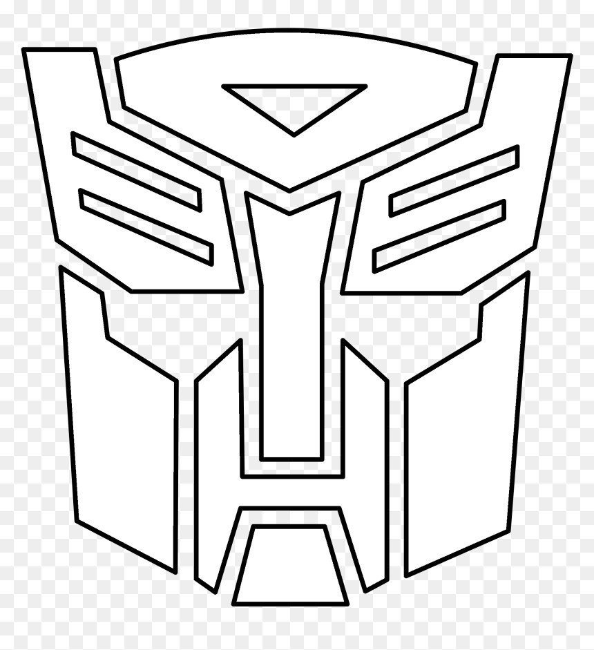 Detail Transformers Logo Black And White Nomer 11