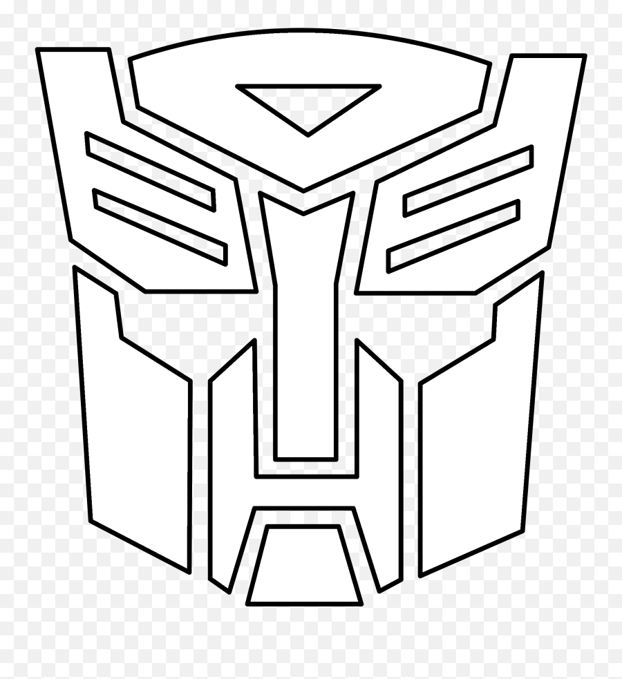 Detail Transformers Logo Black And White Nomer 16