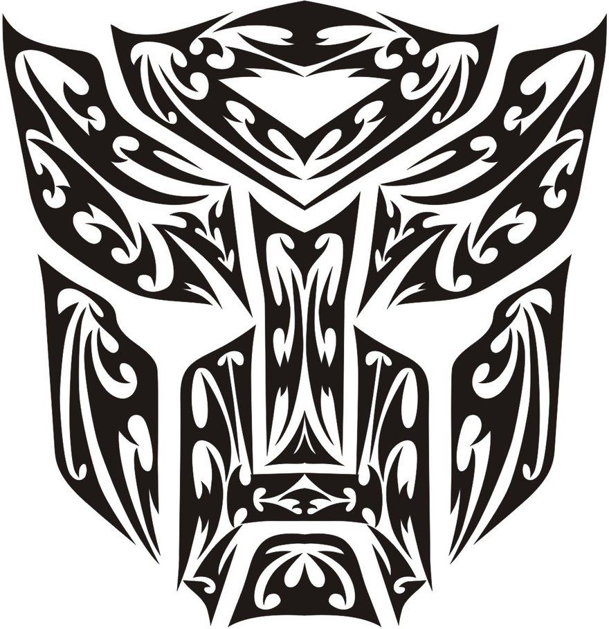 Detail Transformers Logo Black And White Nomer 3