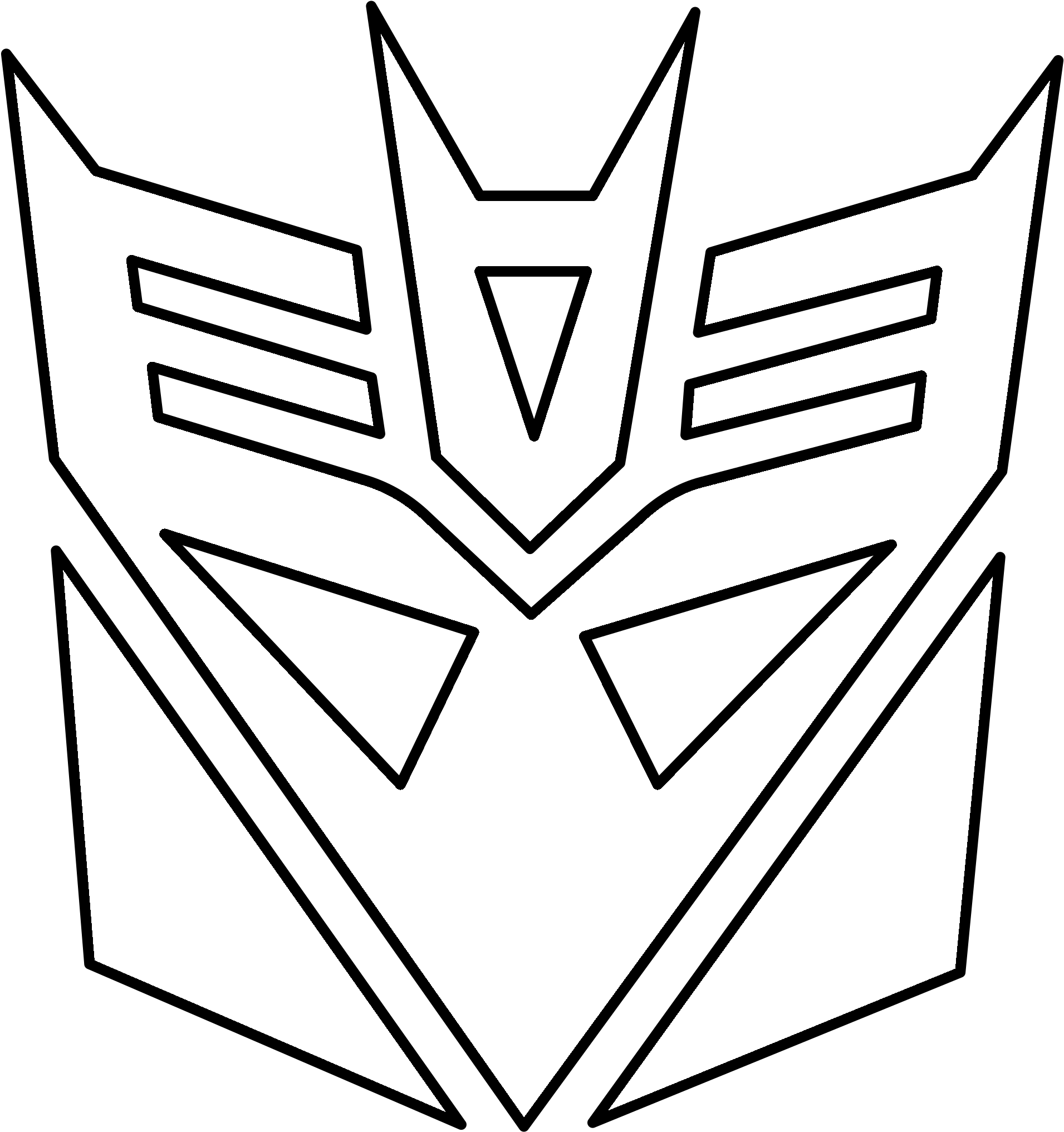 Detail Transformers Logo Black And White Nomer 5