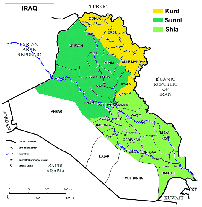 Detail Weltkarte Irak Nomer 5