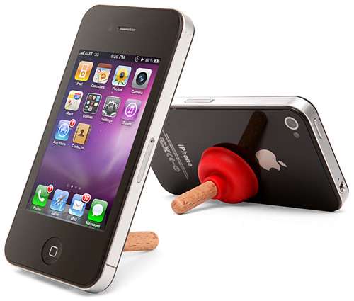 Detail Plunger Iphone Stand Nomer 6
