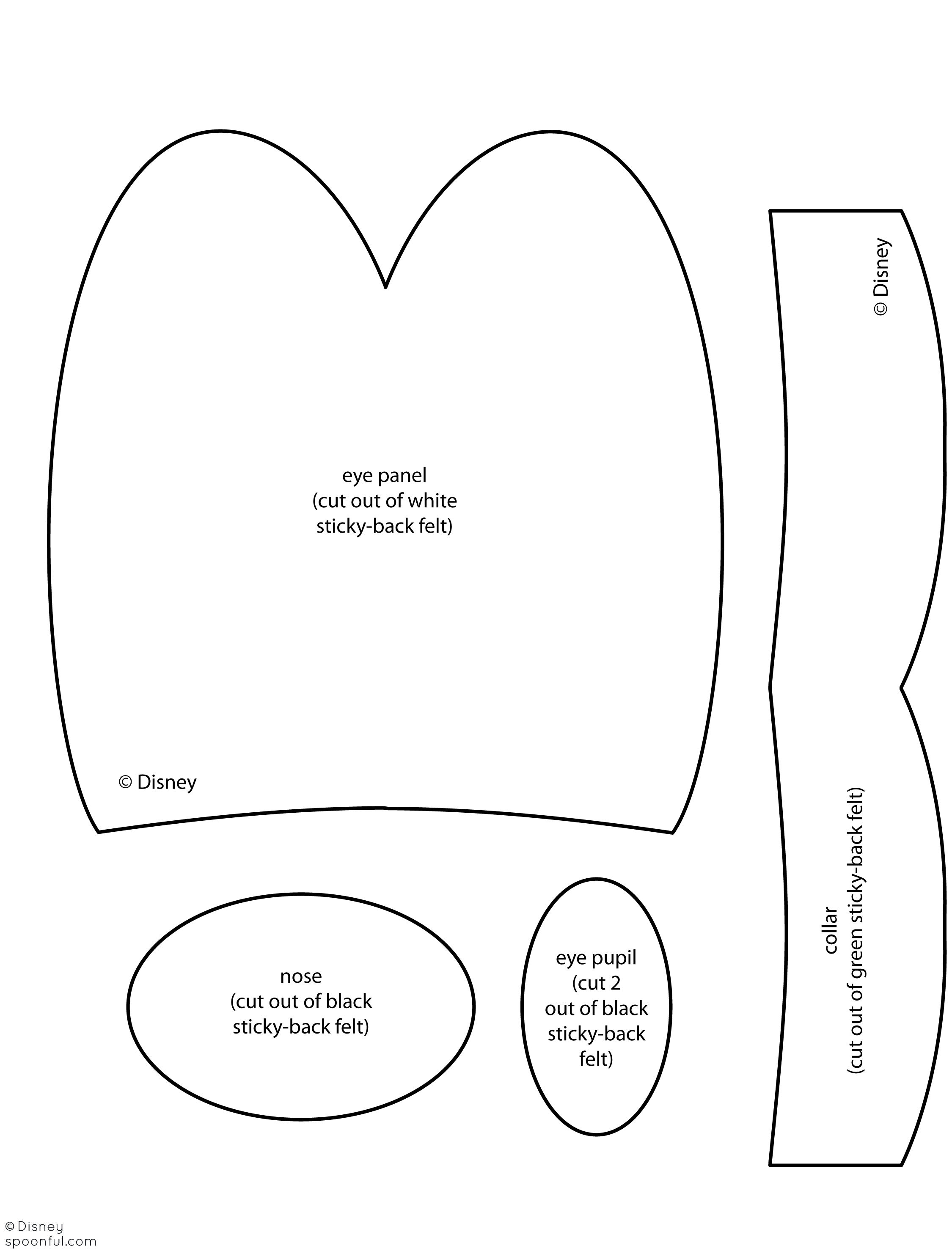 Detail Pluto Ears Template Nomer 2
