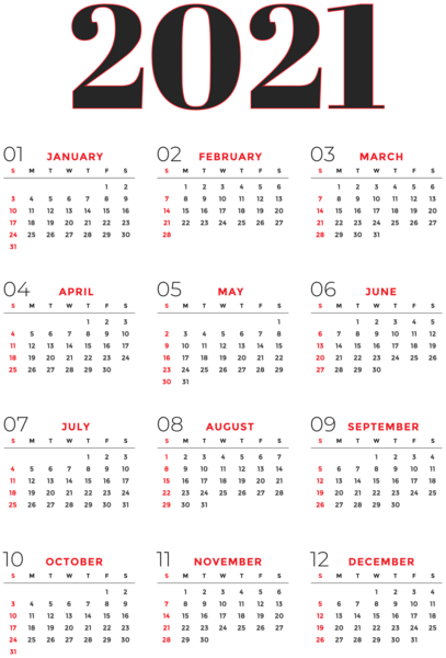 Detail Png Calendar 2021 Nomer 37